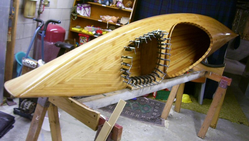 Pine-strip Kayak | Dan's Workshop Blog