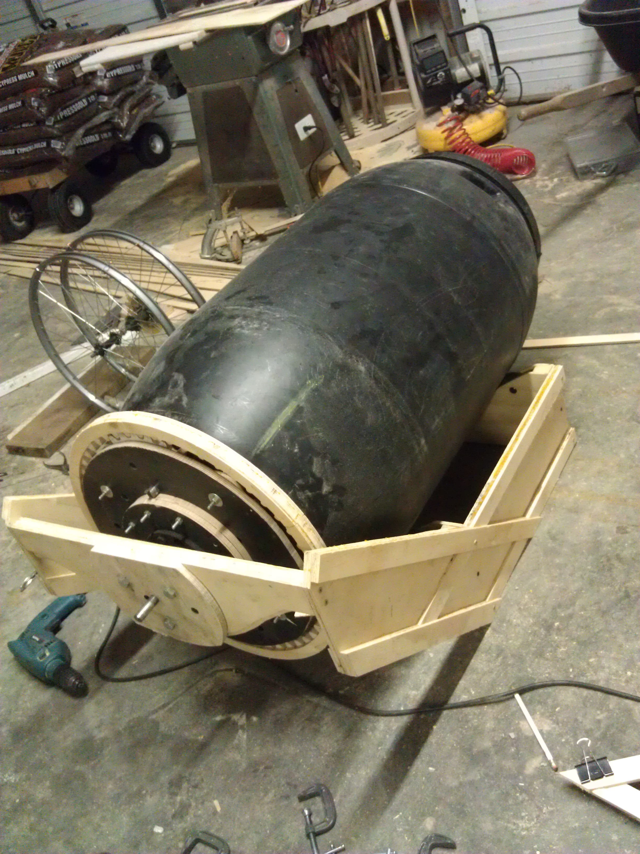 Wheelbarrow Concrete Mixer – Dan's Workshop Blog