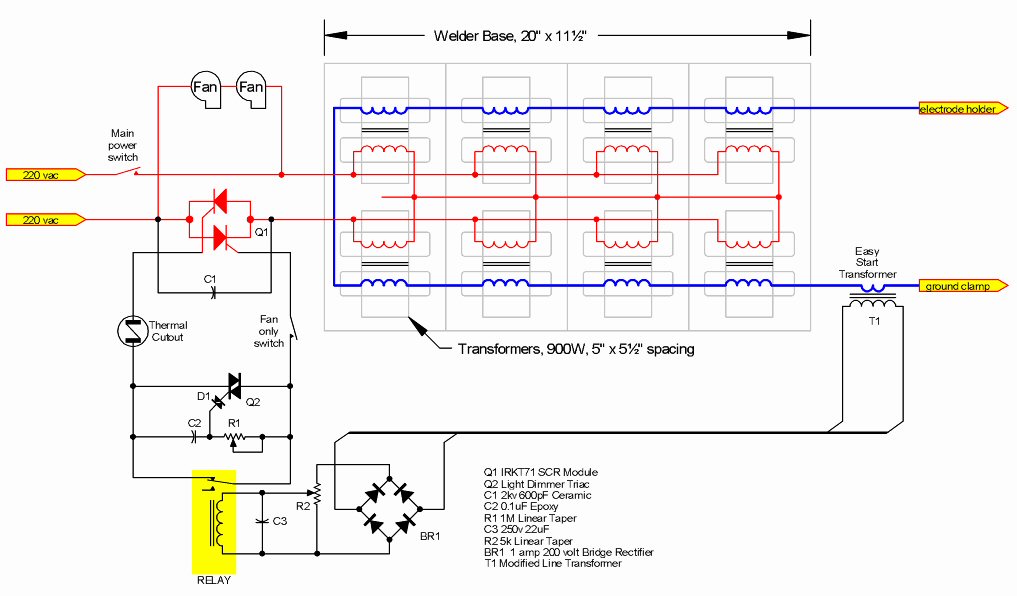 Схема сварочного инвертора tig 200p ac dc